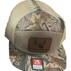 Tall Tine Bowstrings Richardson Flat Bill Snap Back Hat in Realtree Advantage Camo - Original Logo